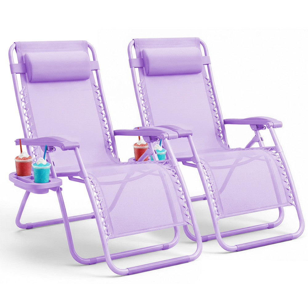 Textoline Zero Gravity Chairs Set of 2