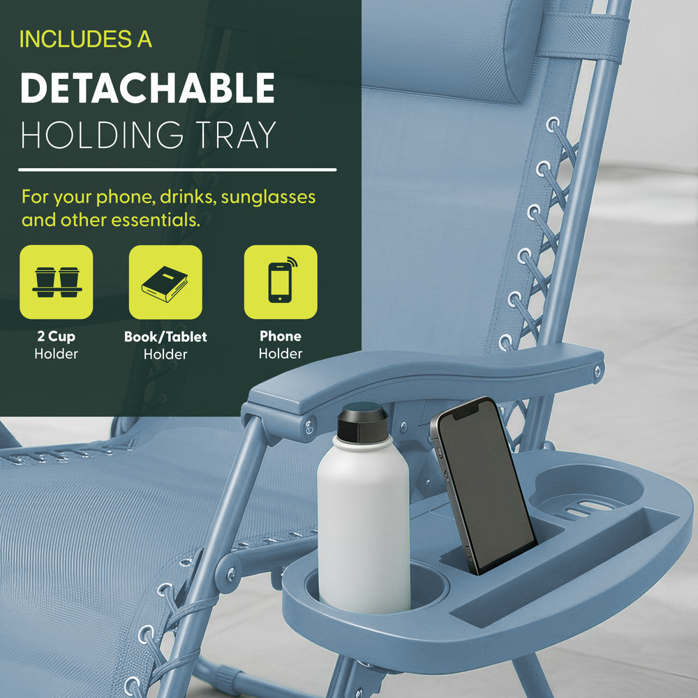 Textoline Zero Gravity Chairs Set of 2