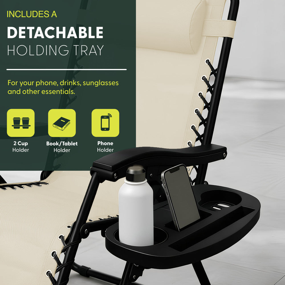 Textoline Zero Gravity Chairs Set of 2
