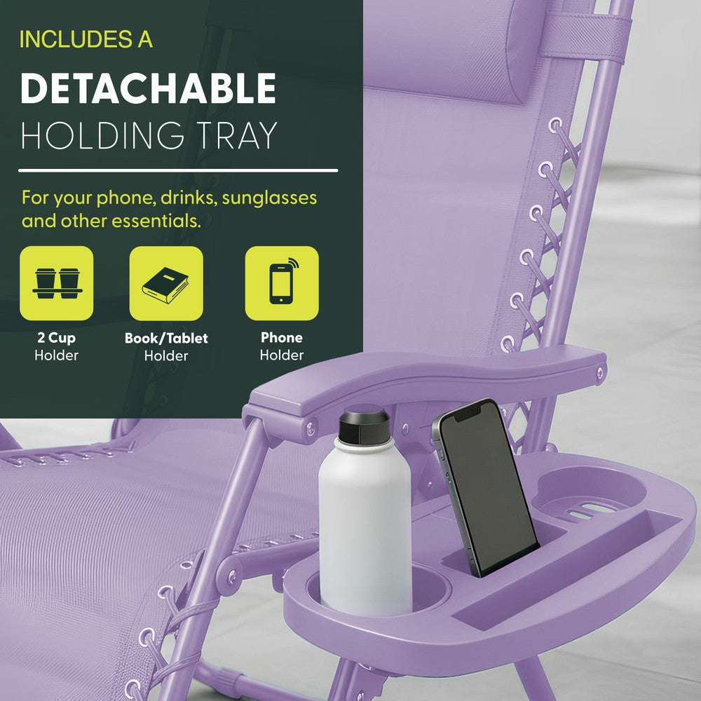Textoline Zero Gravity Chairs Set of 2