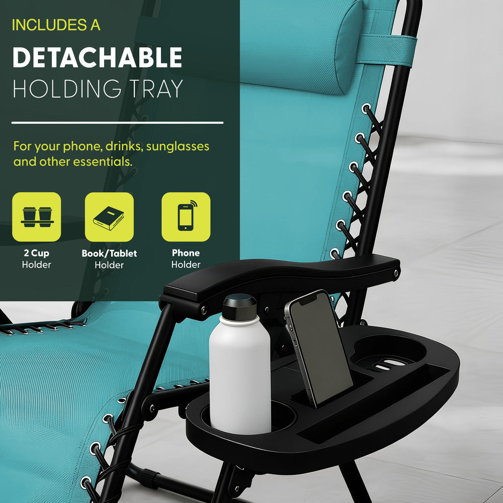Textoline Zero Gravity Chairs Set of 2