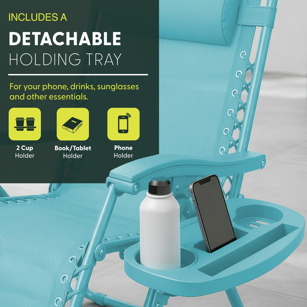 Textoline Zero Gravity Chairs Set of 2