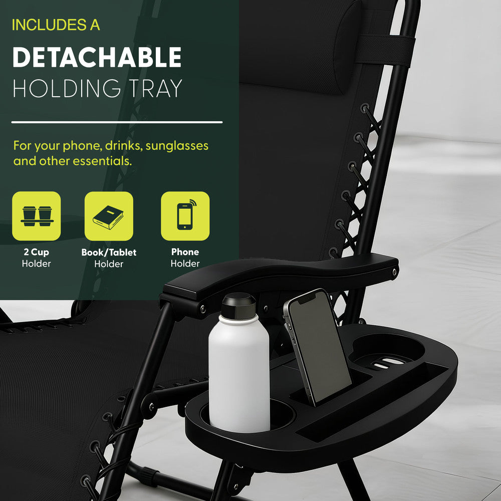 Textoline Zero Gravity Chairs Set of 2