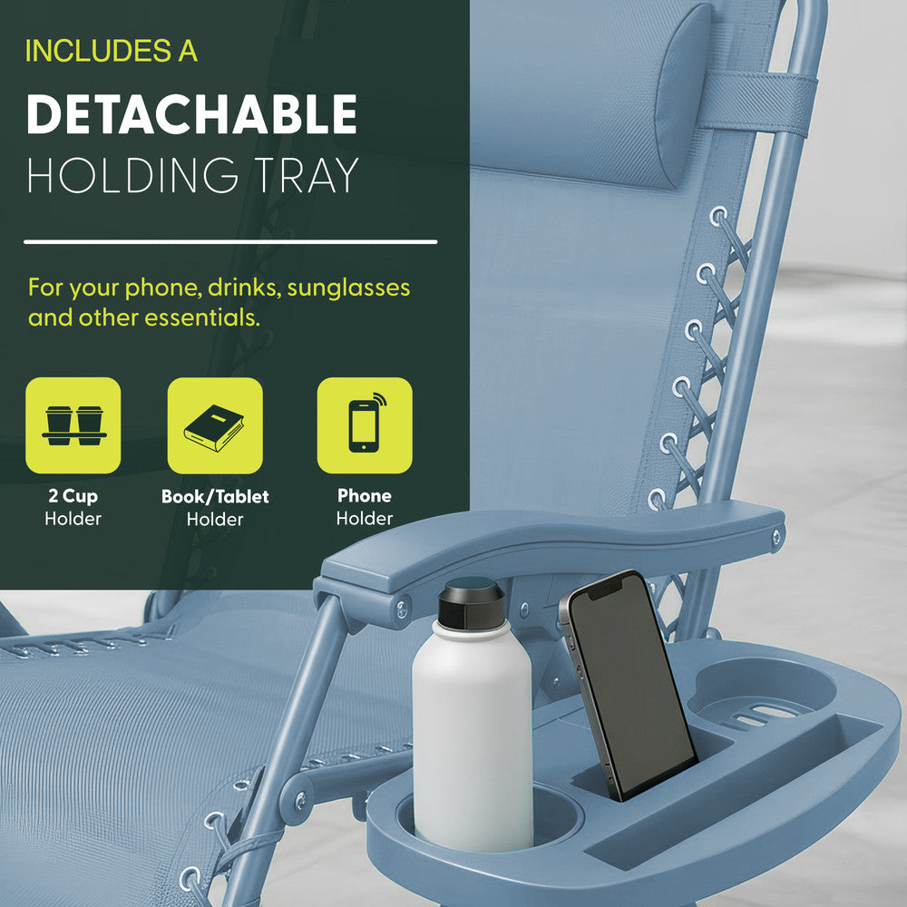 Textoline Zero Gravity Chairs Set of 2