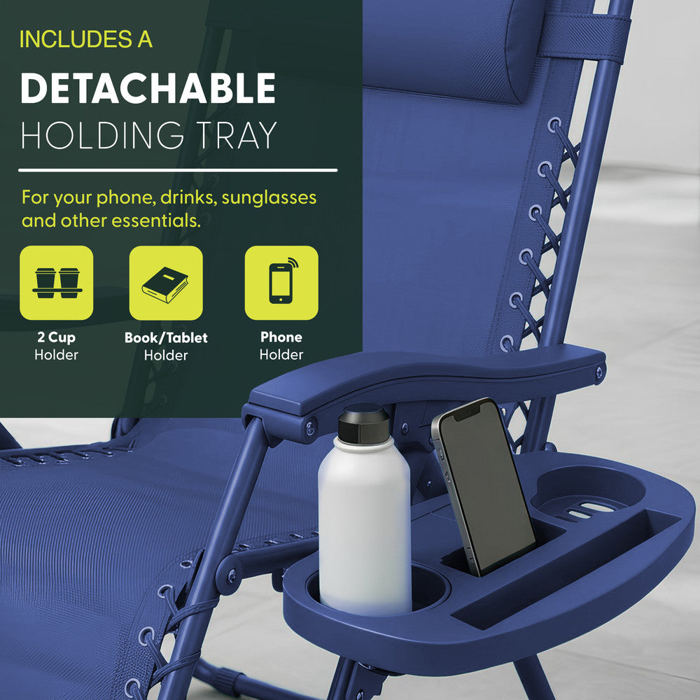 Textoline Zero Gravity Chairs Set of 2