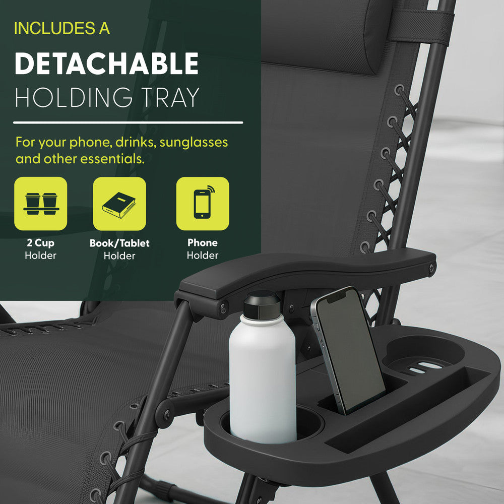 Textoline Zero Gravity Chairs Set of 2