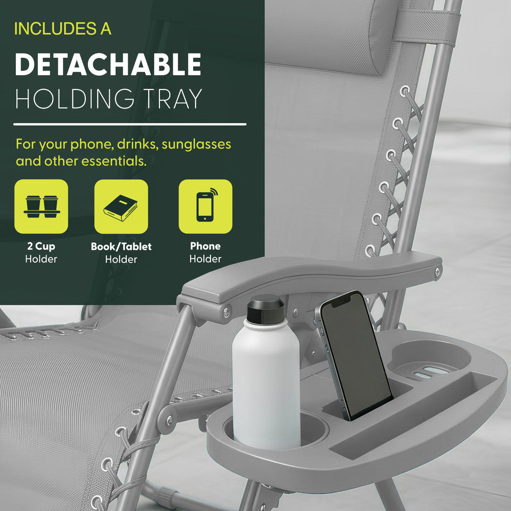 Textoline Zero Gravity Chairs Set of 2