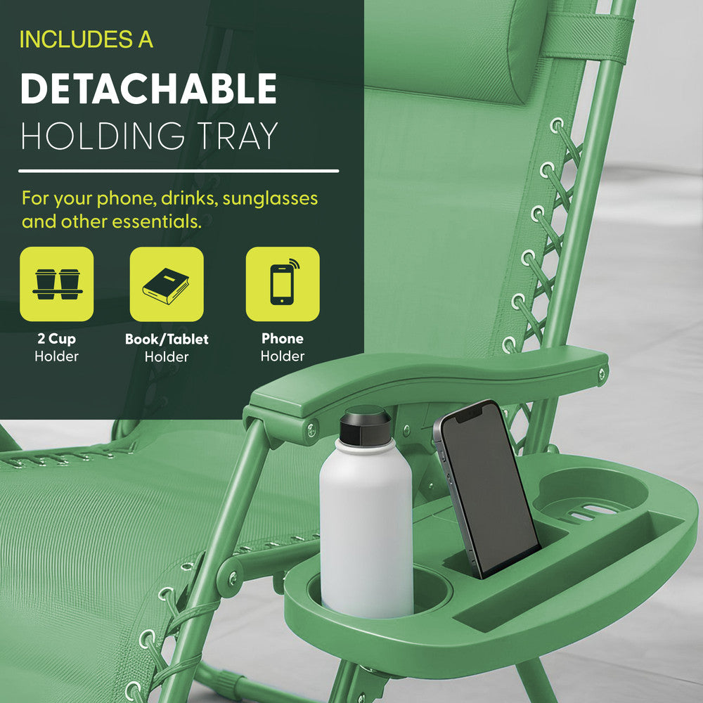 Textoline Zero Gravity Chairs Set of 2